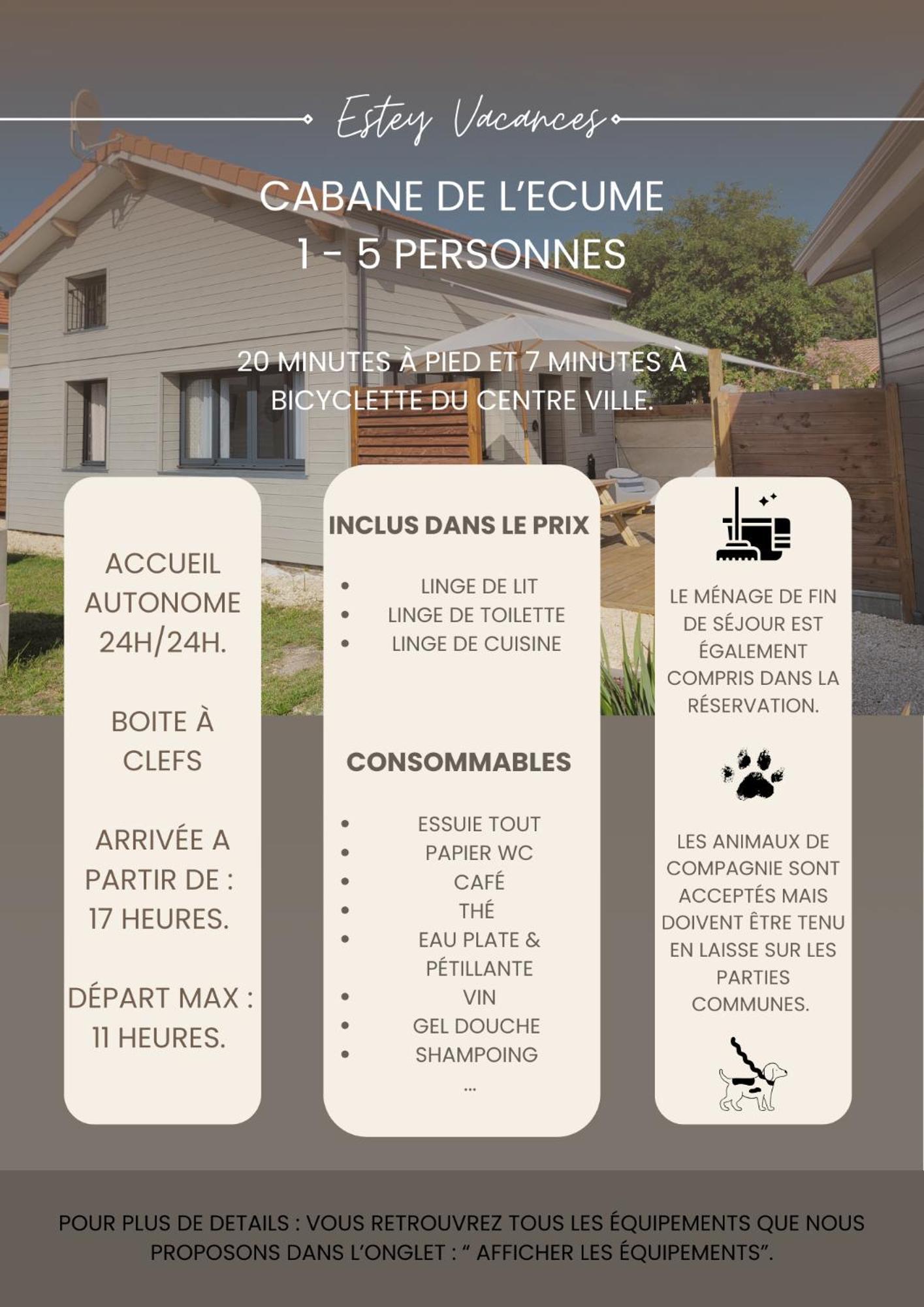 Les Cabanes De L'Airial Ecume Andernos-les-Bains Luaran gambar